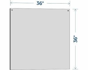 (image for) Floating Sneeze Guard - Portrait - 36\" x 36\"