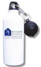(image for) Snyder Jones Home Mortgage Water Bottle - White