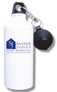 (image for) Snyder Jones Home Mortgage Water Bottle - White