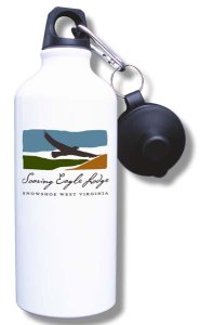 (image for) Soaring Eagle Lodge Water Bottle - White