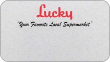 (image for) Lucky Silver Logo Only Badge