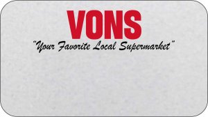 (image for) Vons Silver Badge Logo Only