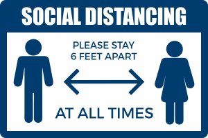 (image for) Social Distancing Sign