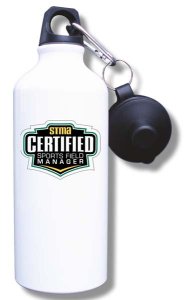 (image for) Sports Turf Manager Association Water Bottle - White