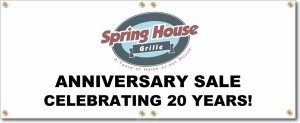 (image for) Spring House Grille Banner Logo Center