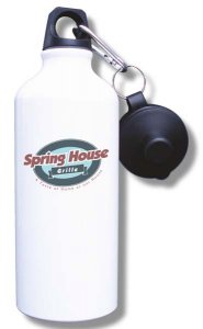 (image for) Spring House Grille Water Bottle - White