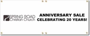 (image for) Spring Road Christian Church Banner Logo Left