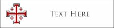 (image for) St. Anne Catholic Church White Nameplate