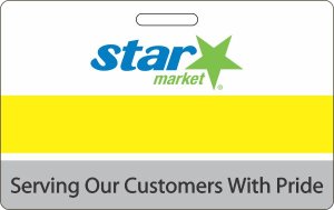 (image for) Star Market ID Badges for Minors 14-15 Years Old (Pack of 5)