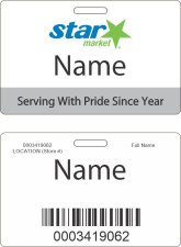 (image for) Star Market ID Badge