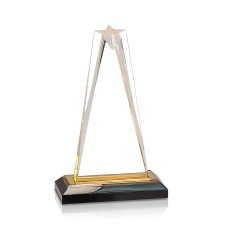 (image for) Gold Star Impress Acrylic Award - Medium