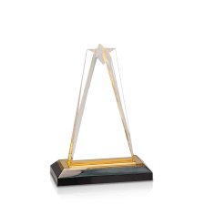 (image for) Gold Star Impress Acrylic Award - Small