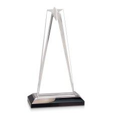 (image for) Silver Star Impress Acrylic Award - Large