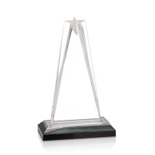 (image for) Silver Star Impress Acrylic Award - Medium