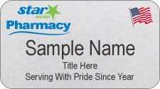 (image for) Star Market Pharmacy Silver Veteran Badge
