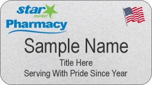 (image for) Star Market Pharmacy Silver Veteran Badge