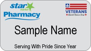 (image for) Star Market Pharmacy Silver Diversity Badge