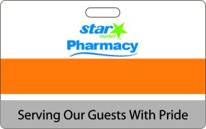 (image for) Star Market Pharmacy ID Badges for Minors 16-17 Years Old (Pack of 5)