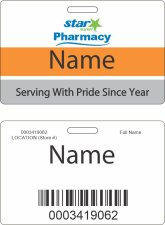 (image for) Star Market Pharmacy ID Badge for Minors 16-17 Years Old