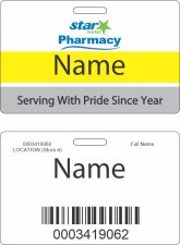 (image for) Star Market Pharmacy Badge for Minors 14-15 Years Old