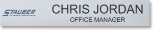 (image for) Stauber Performance Ingredients Nameplate