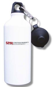 (image for) Strother Property Management Water Bottle - White