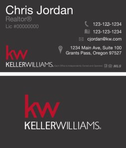 (image for) Keller Williams KW Business Cards Style H - Pack of 500