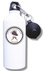 (image for) Sun Maid Kennel Club Water Bottle - White
