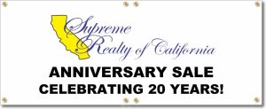 (image for) Supreme Realty of California Banner Logo Center