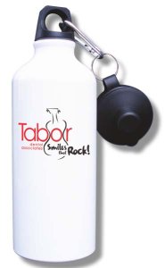 (image for) Tabor Dental Associates Water Bottle - White