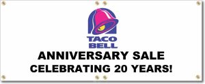 (image for) Taco Bell Banner Logo Center