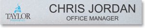 (image for) Taylor Properties Nameplate