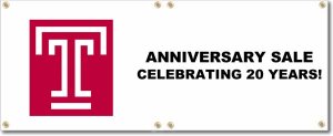 (image for) Temple University Banner Logo Left
