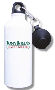 (image for) Tony Roma\'s Water Bottle - White