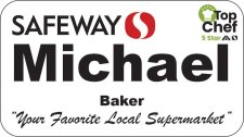 (image for) White Safeway Denver Top Chef Badge