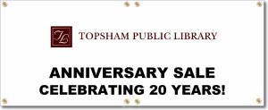 (image for) Topsham Public Library Banner Logo Center