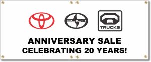 (image for) Toyota Logo D Banner Logo Center