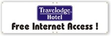 (image for) Travelodge 28" x 6' Banner (Logo B)