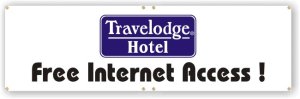 (image for) Travelodge 4\' x 12\' Banner (Logo B)