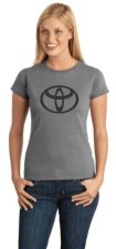 (image for) Toyota Logo C Women's T-Shirt Grey