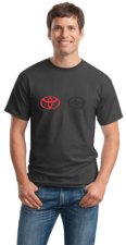 (image for) Toyota Logo E T-Shirt Grey