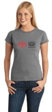 (image for) Toyota Logo F Women's T-Shirt Grey