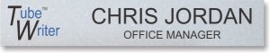 (image for) Tube Writer Nameplate
