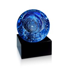 (image for) Twisted Blue Galaxy Art Glass Award