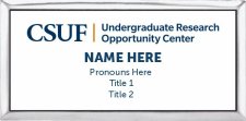 (image for) Undergraduate Research Opportunity Center Silver Executive Badge