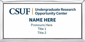 (image for) Undergraduate Research Opportunity Center Silver Executive Badge