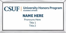 (image for) CSUF - University Honors Program Silver Executive Badge