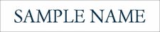 (image for) Warren Averett, LLC White Nameplate 10" x 2" - 85pt Font