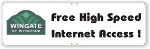 (image for) Wingate 3\' x 10\' Banner