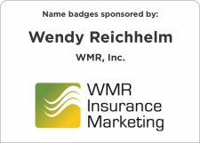 (image for) WMR Insurance Marketing Tabletop Sign With Folded Base